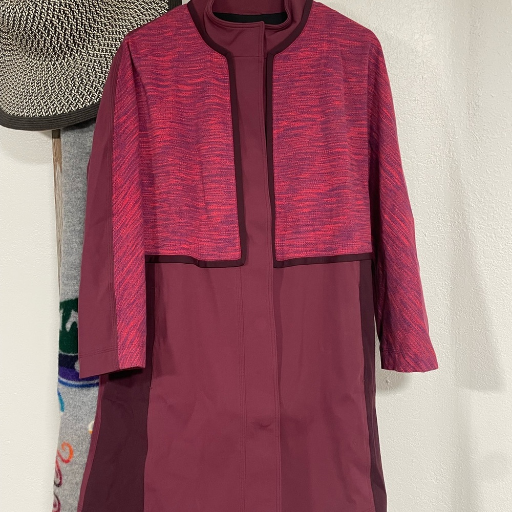 Lululemon Cocoon Car Coat - Bumble Rust Berry